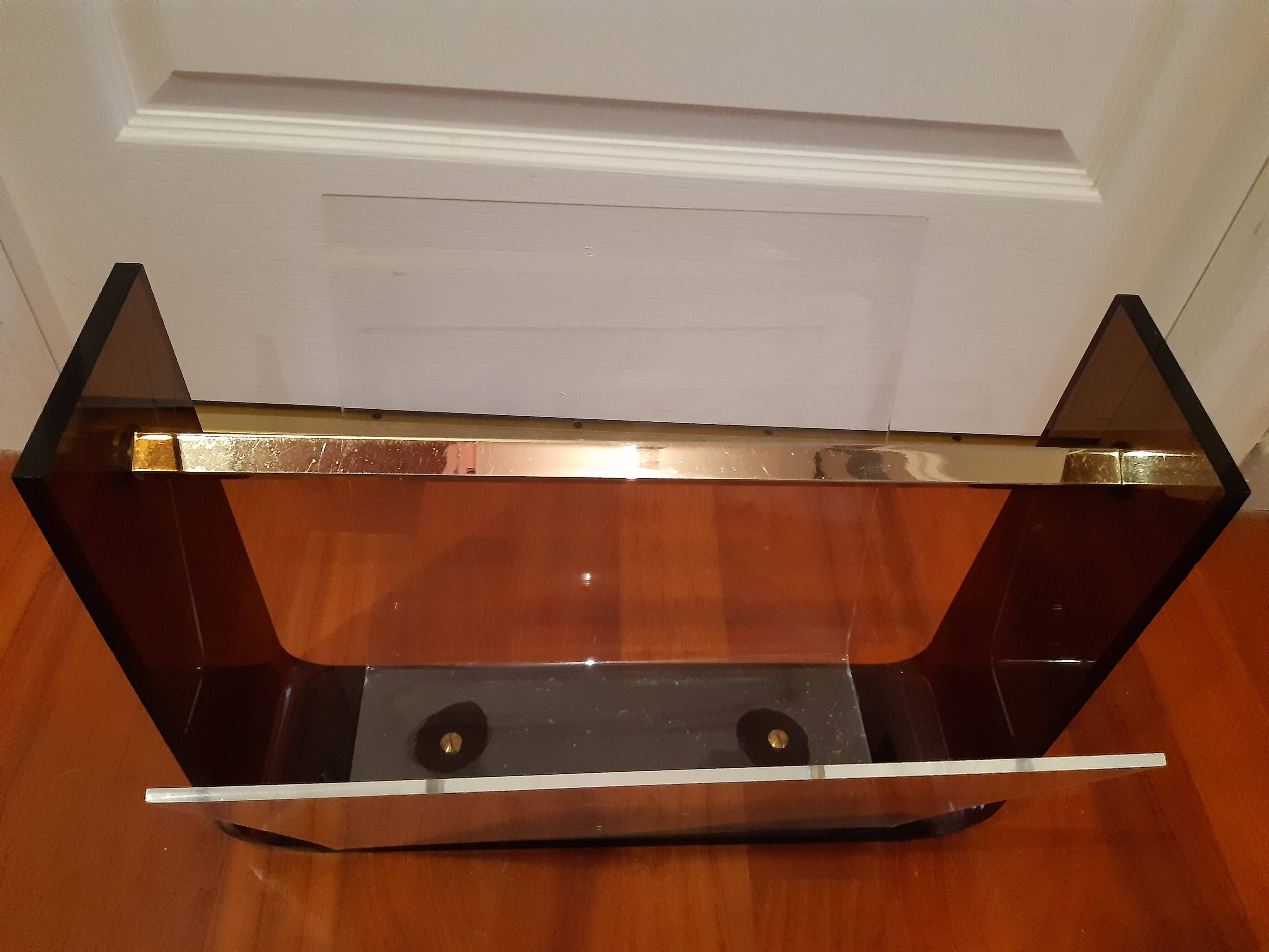 plexiglass magazine rack