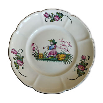 Henri Chaumeil plate Strasbourg decor