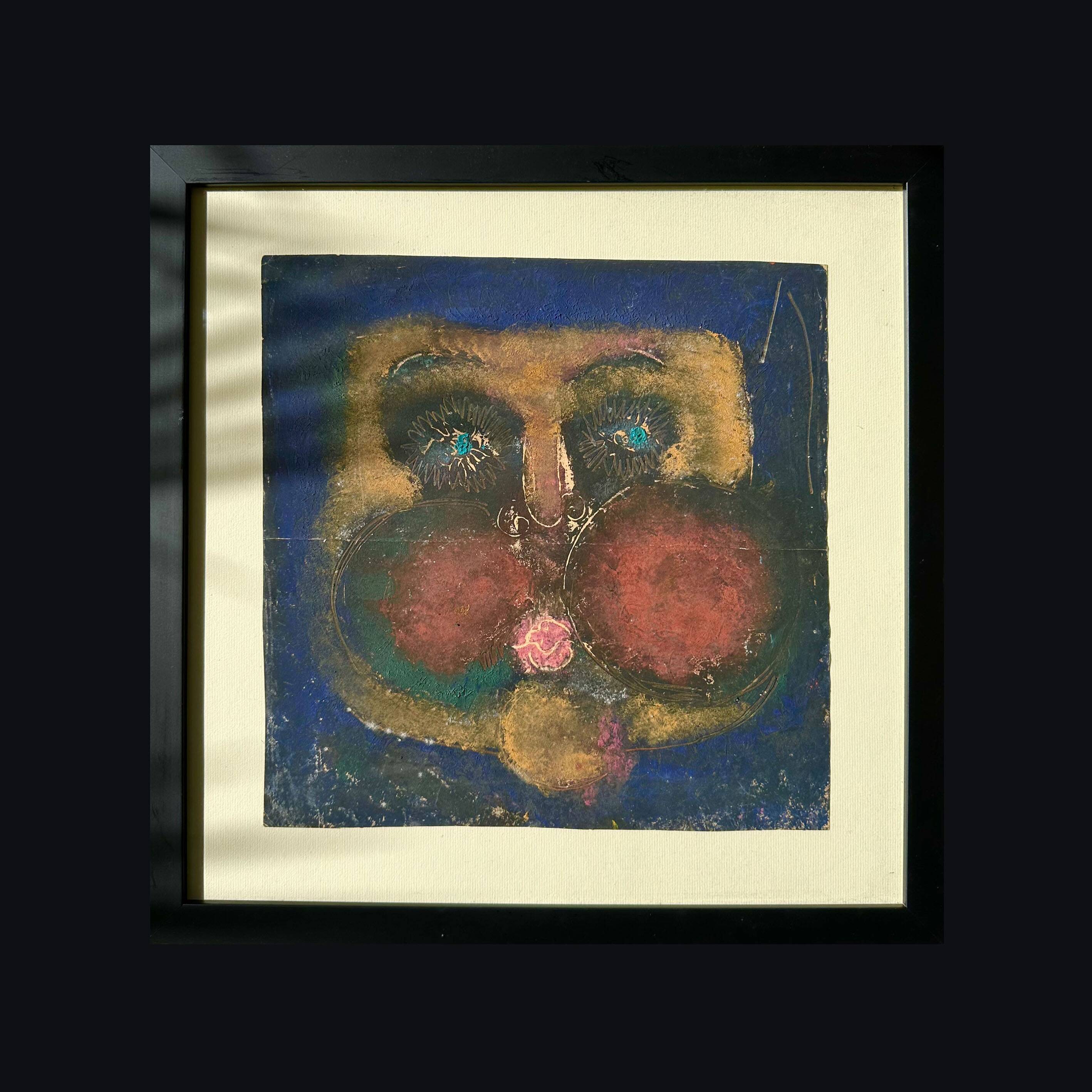Expressionist portrait from the 1970s