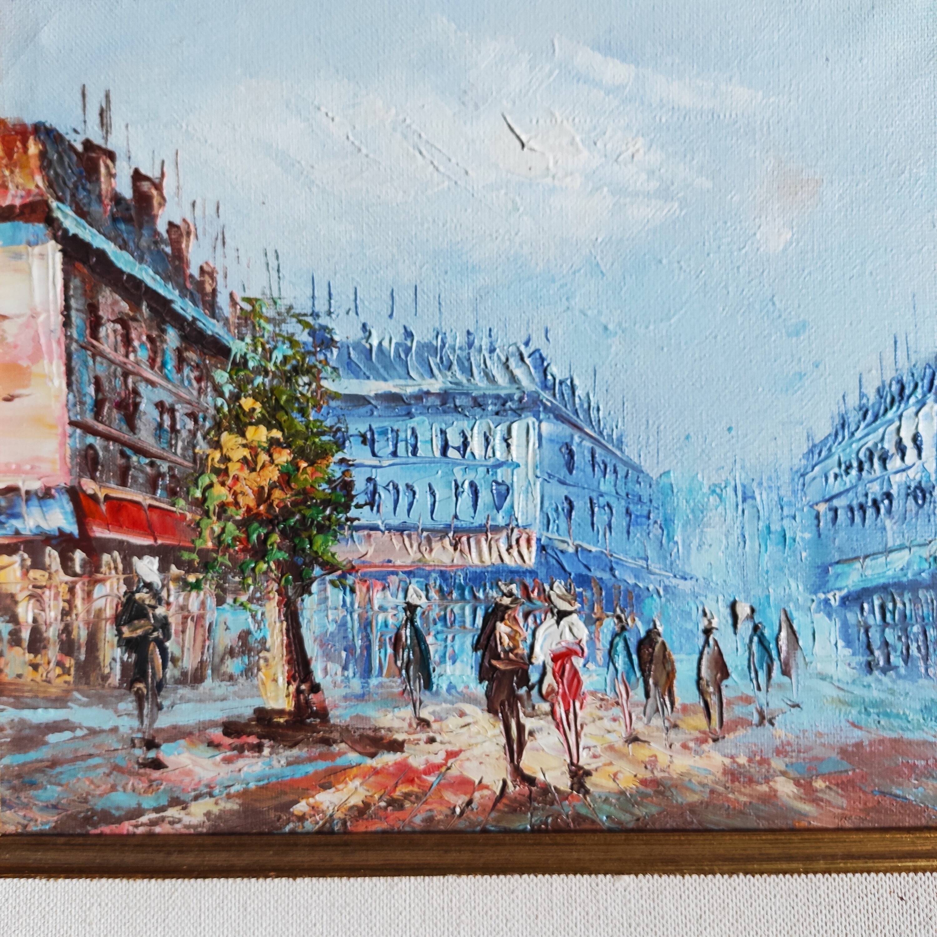 "Paris Street" wall painting