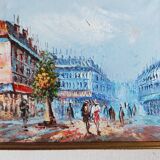 "Paris Street" wall painting