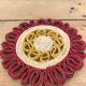 Set of 2 natural braided round underbody year 70