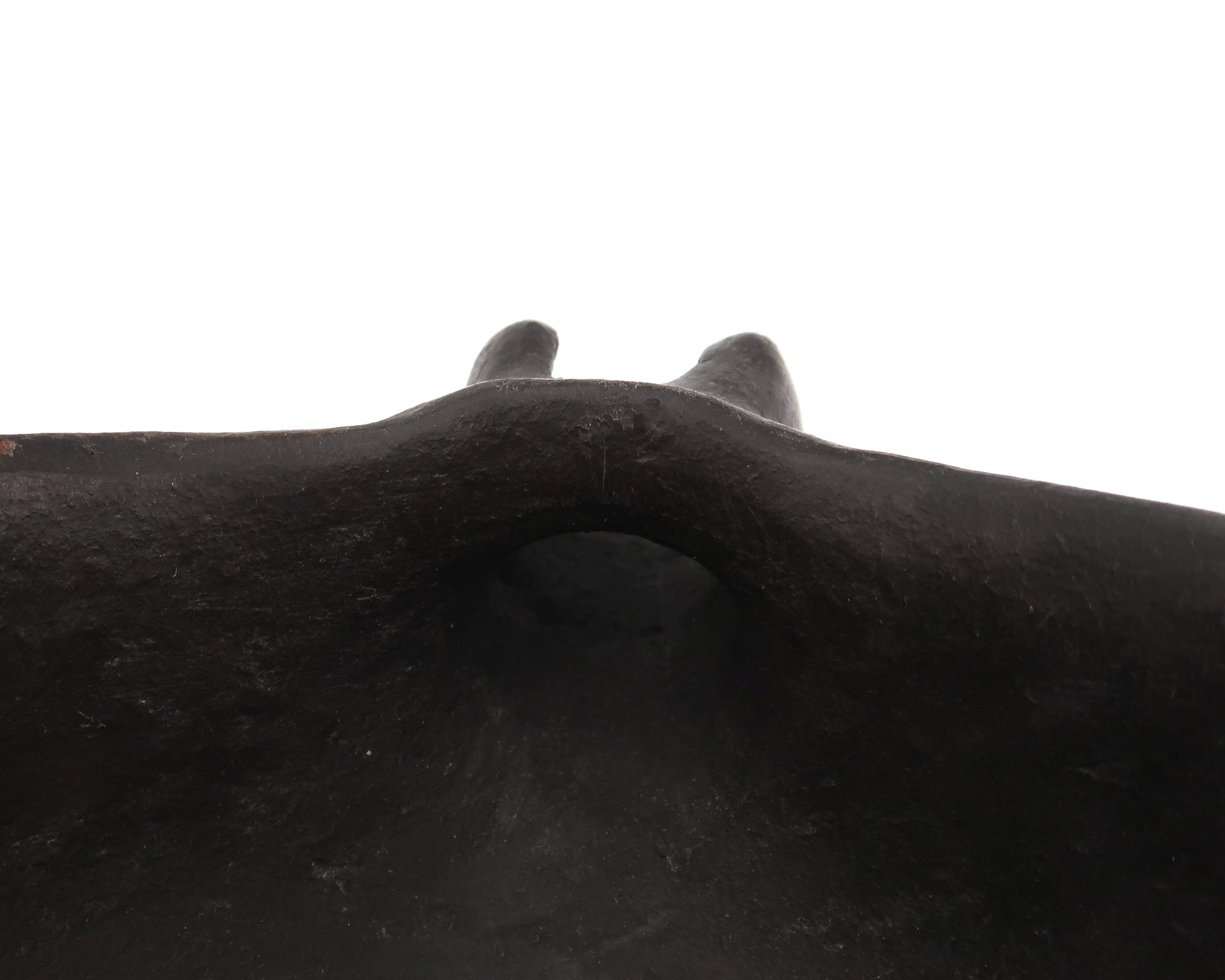 Black ceramic terracotta Aboriginal jug La Palma, Canary Islands