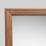 1940 beveled mirror solid raw oak 74x104