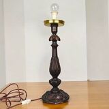 Paire de lampes portugaises en bois