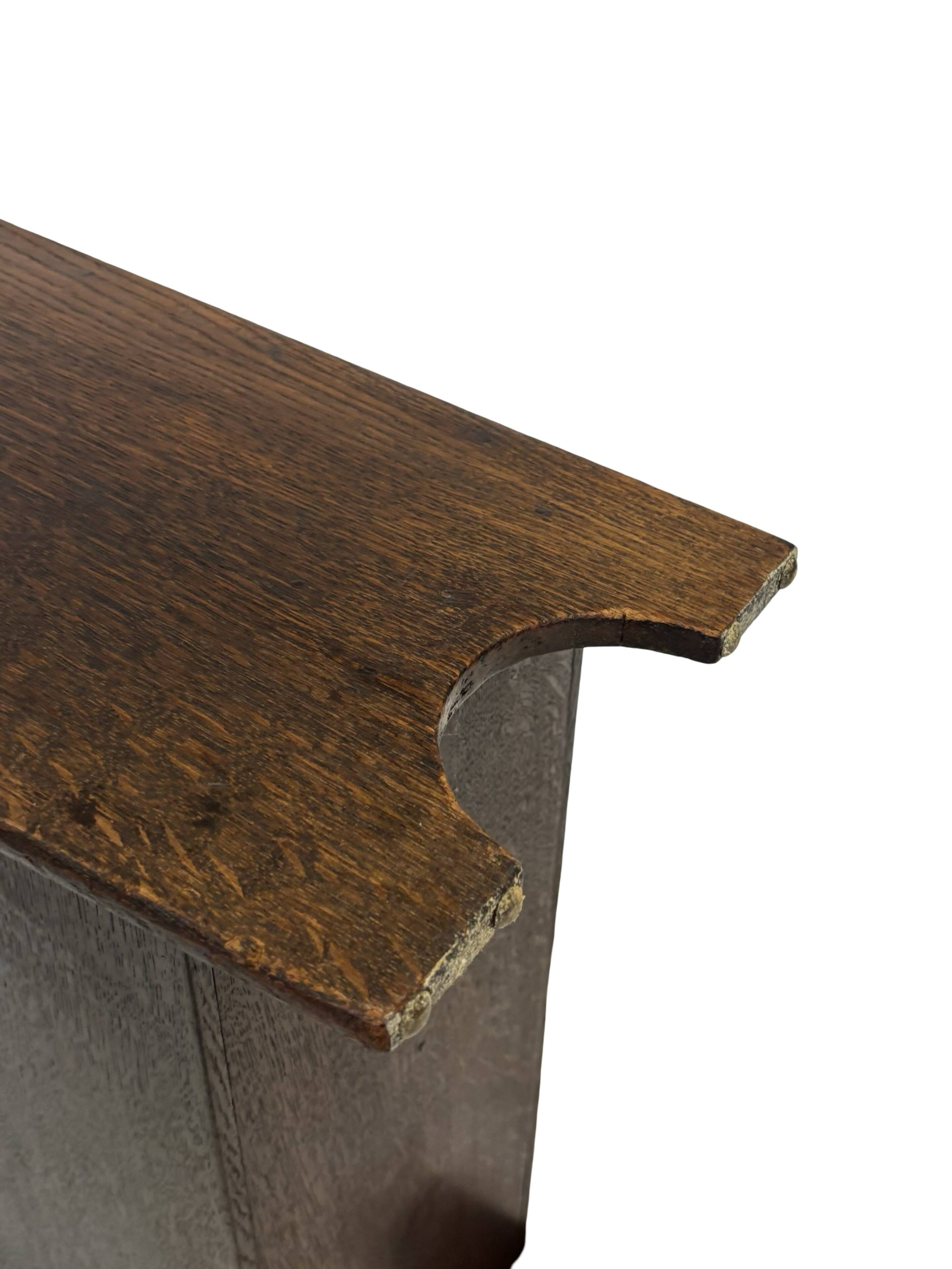 Art Deco Oak Newspaper Rack Magazine Rack 1950s design