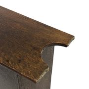 Art Deco Oak Newspaper Rack Magazine Rack 1950s design