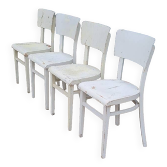 Set of four thonet bistro chairs