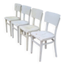 Set of four thonet bistro chairs