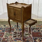Louis XV walnut bedside table from the early 20th century