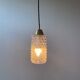 Lot 3 old vintage molded glass suspensions
