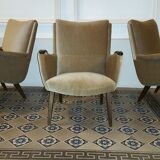 lot of 5 chairs Danish 50/60s Arno Votteler Knoll