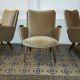 lot of 5 chairs Danish 50/60s Arno Votteler Knoll