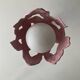 Vintage ceramic enamel flower pendant