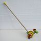 Push toy, wooden dinosaur. Brand: Bino