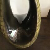 Green and yellow Scottish ceramic vase