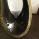 Green and yellow Scottish ceramic vase