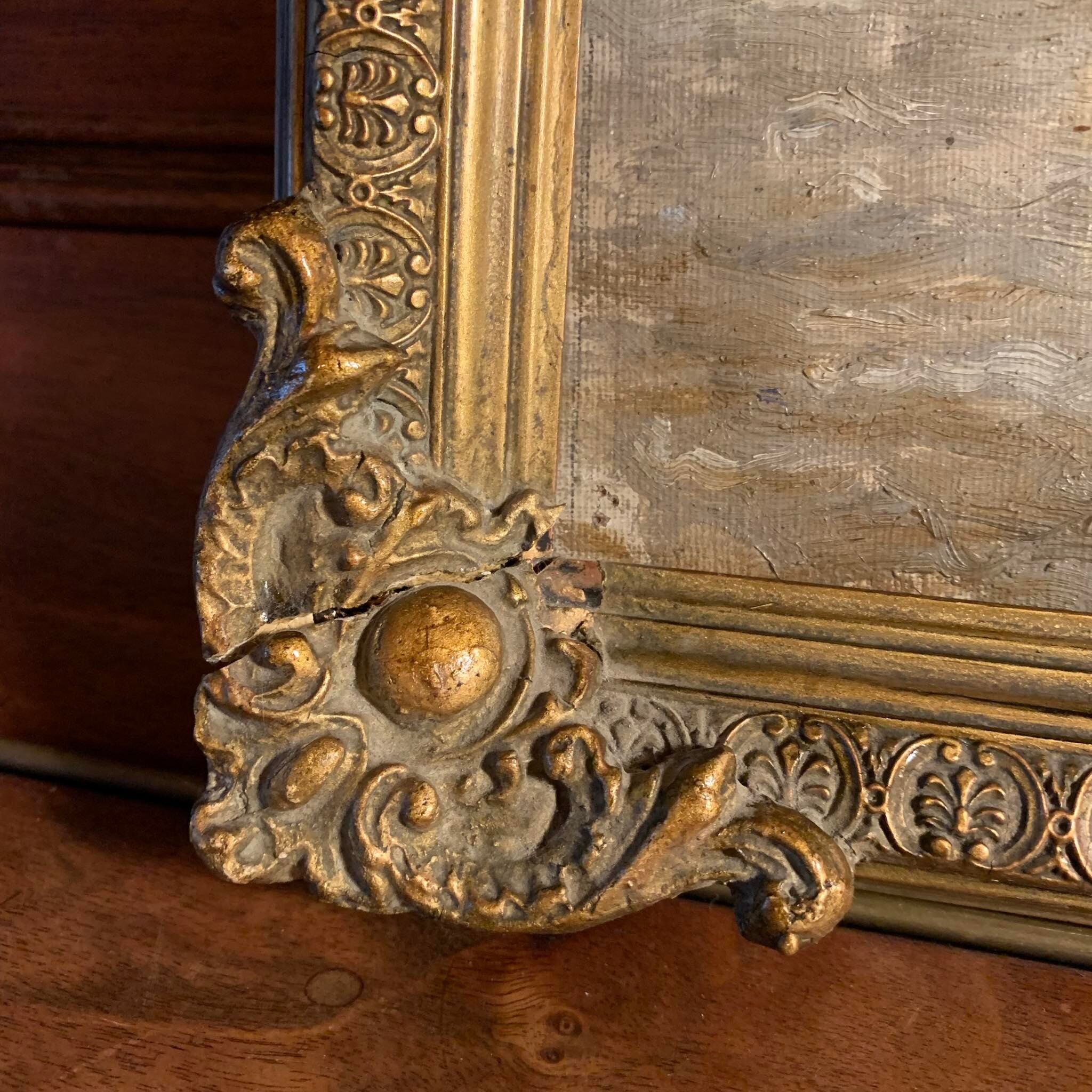 Oil painting on canvas Marine