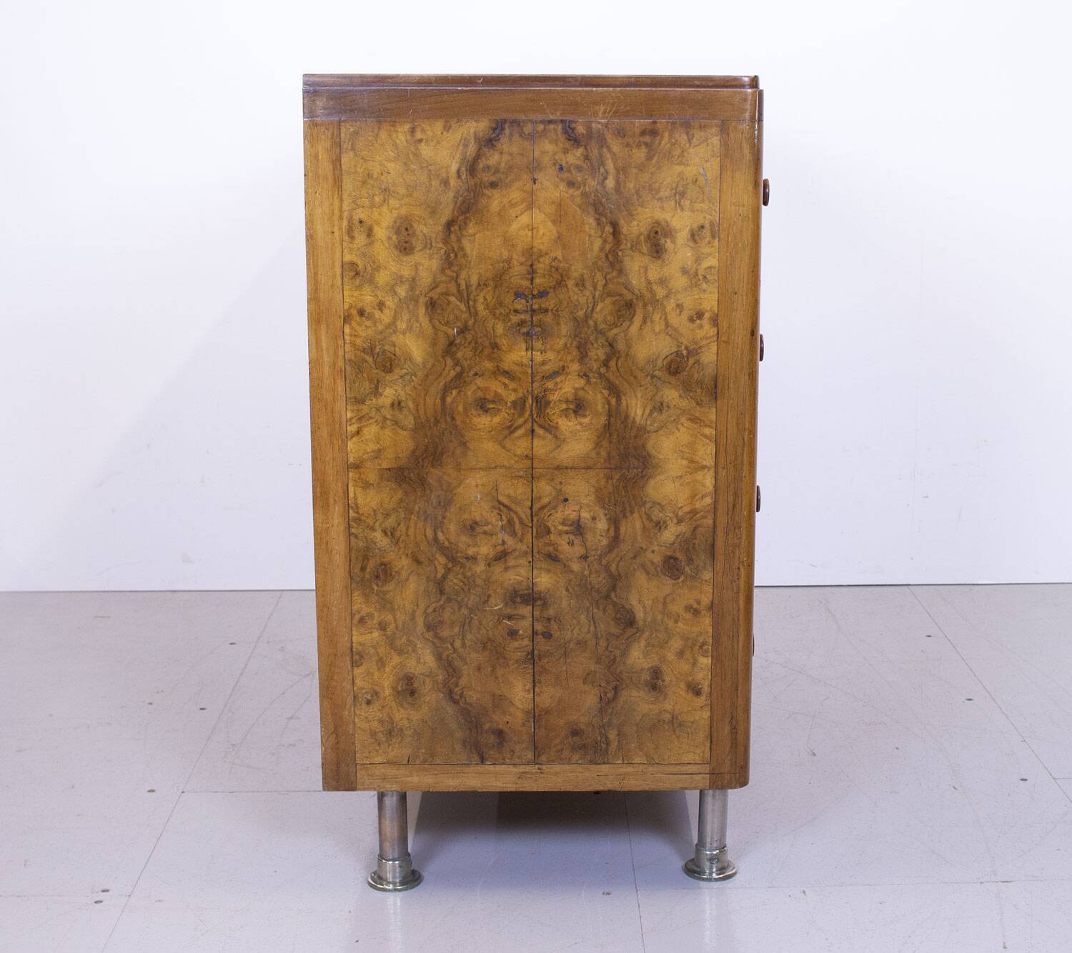 Art Deco Burr Walnut Chest of Drawers