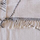 White Kilim Hallway Rug - 437 x 133 cm