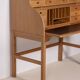 Andreas Hansen Roll Top Desk Secretary in Oak, 1970s Hadsten Traeindustri