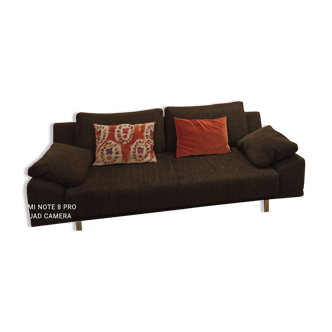 Acrylic and oil painting triptych on canvas