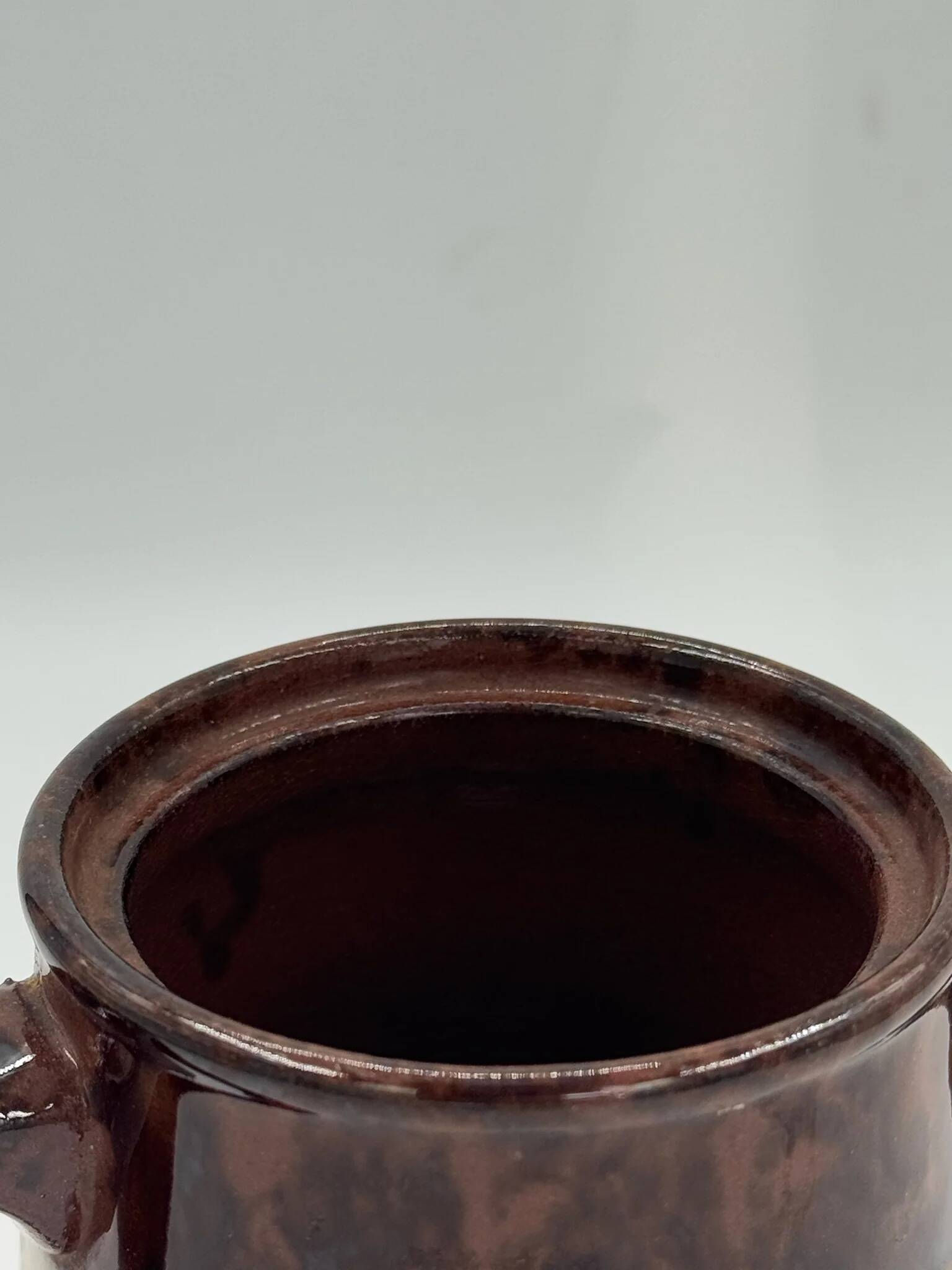Cafetière en céramique style campagne française vintage