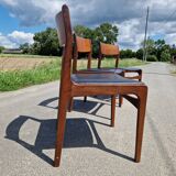 Set of 3 Scandinavian teak chairs