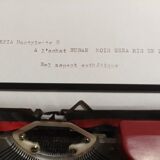 Typist S typewriter Olympia 70s