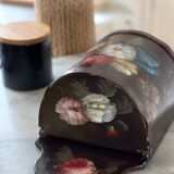 Old painted wooden box