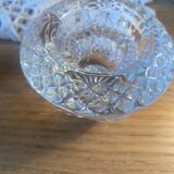 Pair of crystal candlesticks