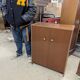 Meuble de rangement vintage en teck