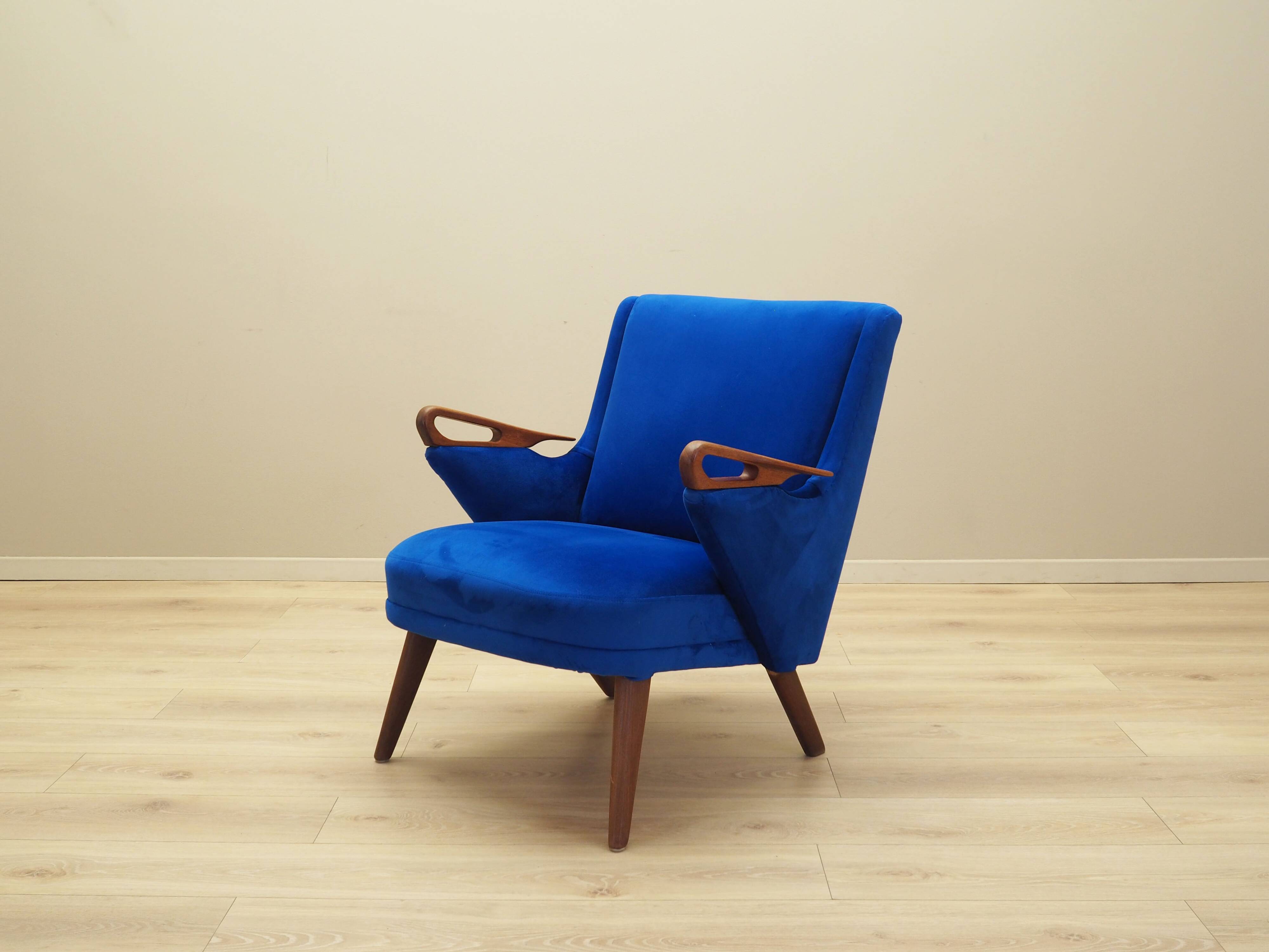 Blue living room set, Danish design, 1960s, designer: Chresten Findahl Brod