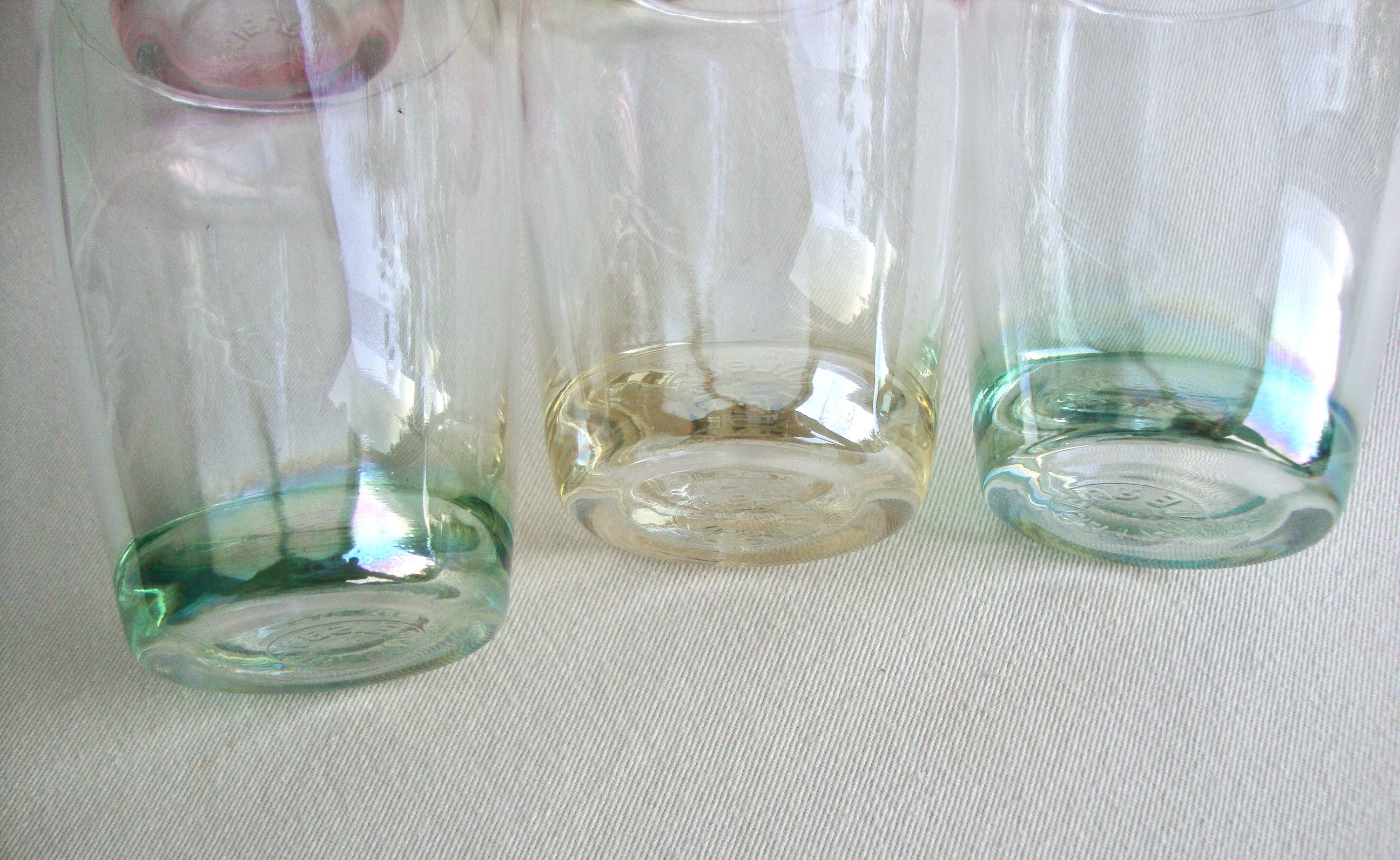 Set of 6 vintage water glasses Lesieur