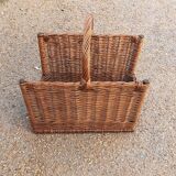 Panier osier à bois