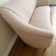 Vintage Italian 1960s pink fabric sofa – Organic design