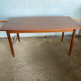 Scandinavian table in teak and rosewood vintage 60s