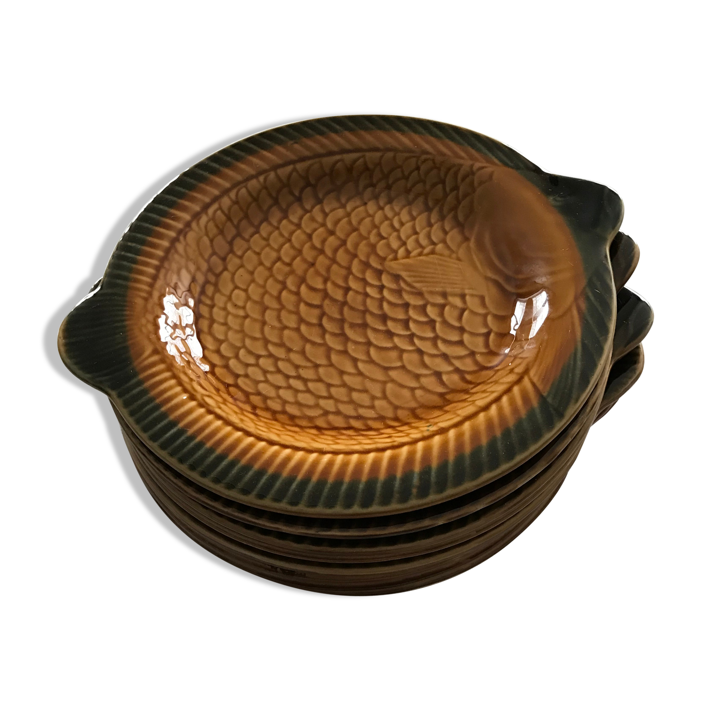 Sarreguemines fish plates