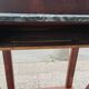 Console ancienne style louis xvi avec plateau marbre