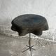 Set of 2 vintage Italian side tables in raffia.
