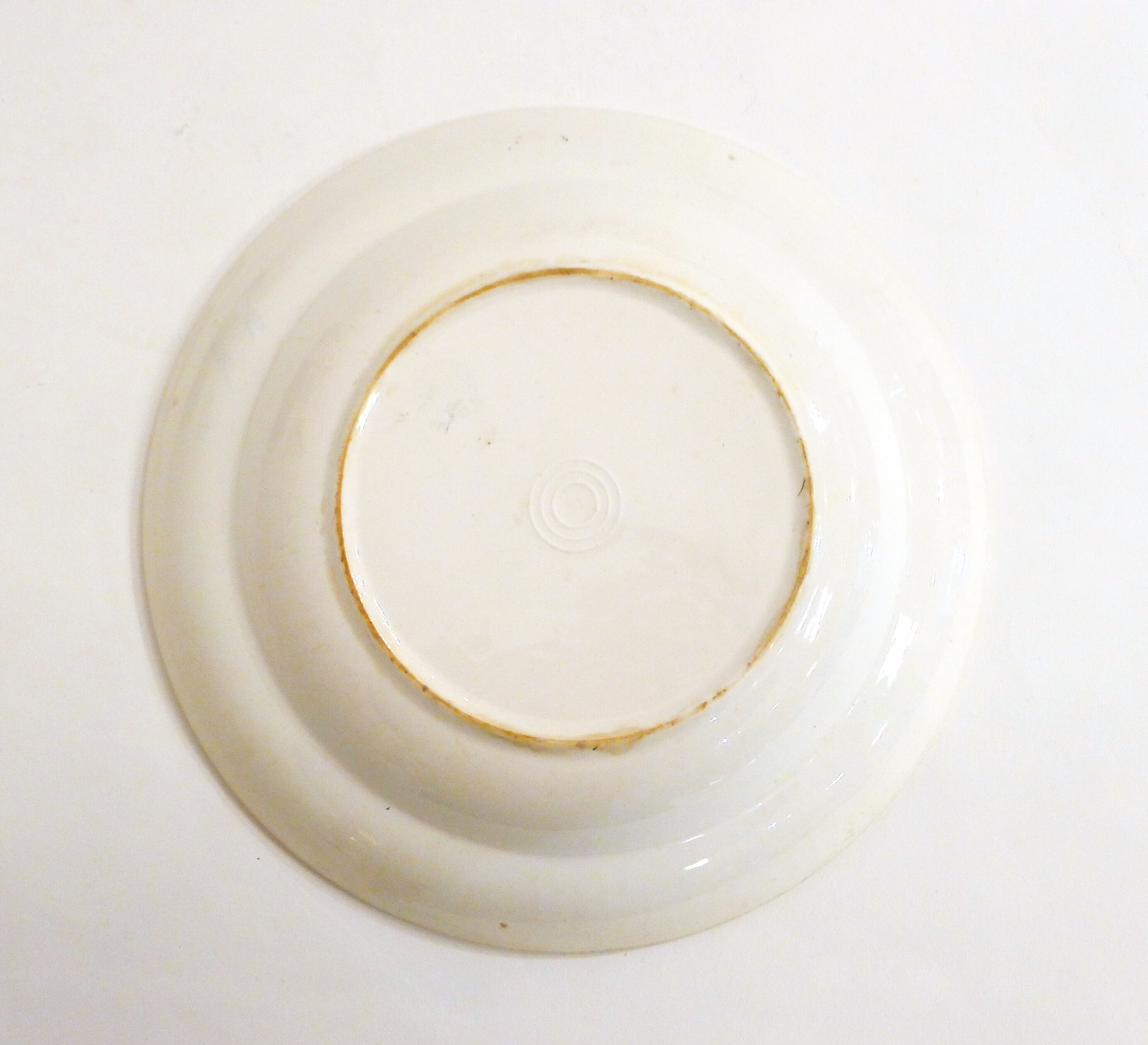 Round dish with Copenhagen decor by Boch la Louvière