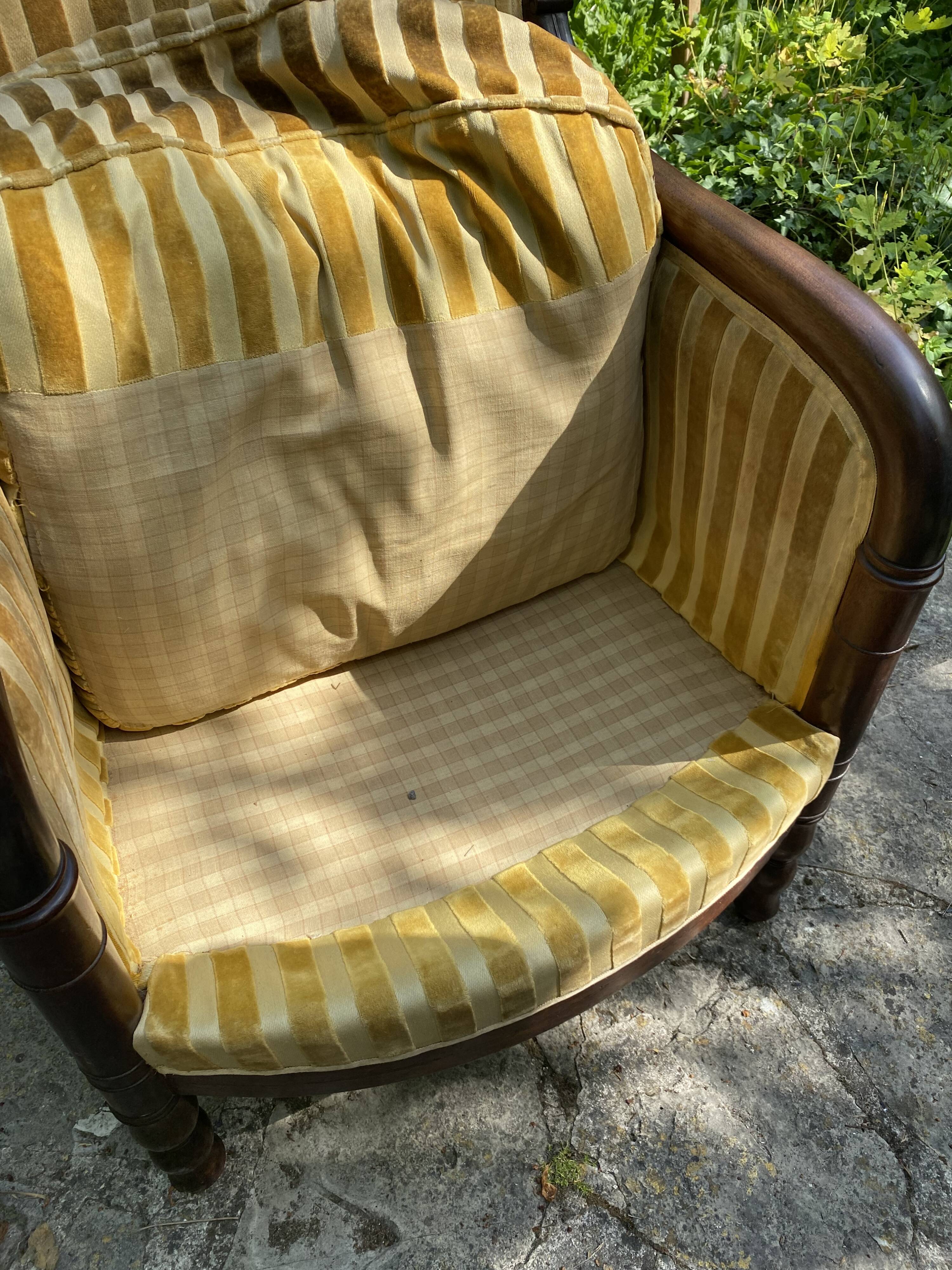 Armchair Bergère Empire early nineteenth