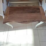 Rococo white foam wood secretary