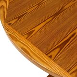 Vintage Design Pine Dining Table, Oval Table from the 1970s