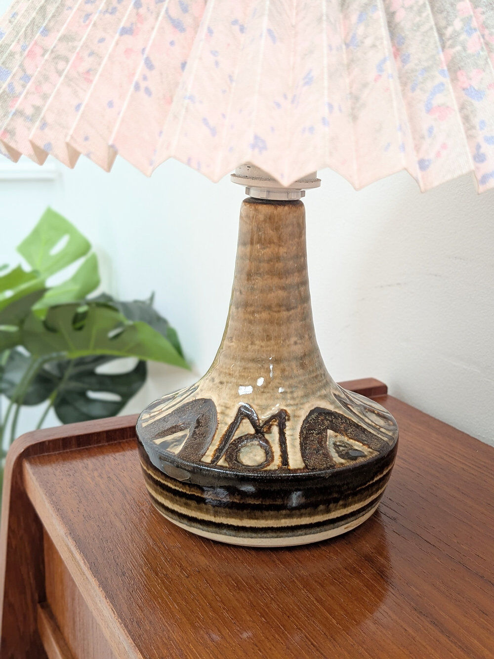 Lampe vintage en céramique
