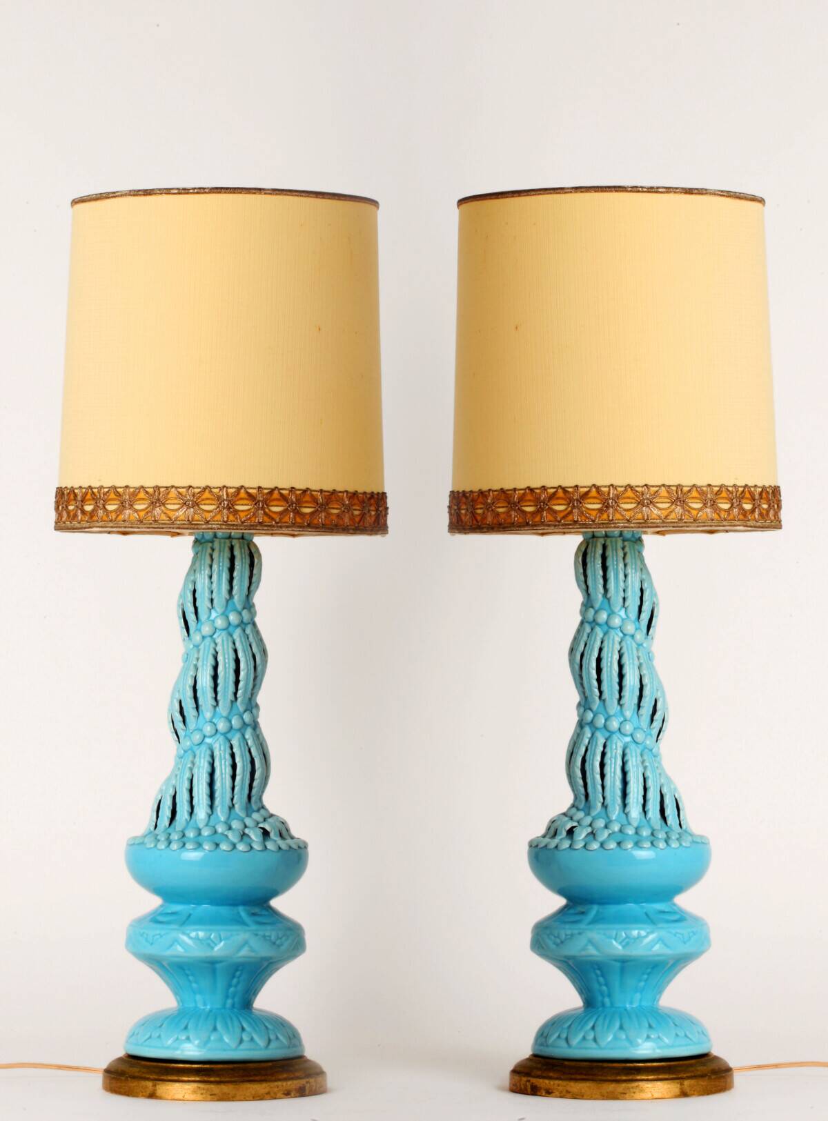 Paire de lampes de Manises