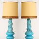 Paire de lampes de Manises