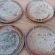 Dessert or cheese plates in Puisaye stoneware, Jean-Pierre Prud’homme