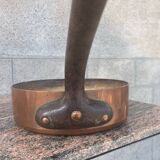 Copper sauté pan signed Émile Duval