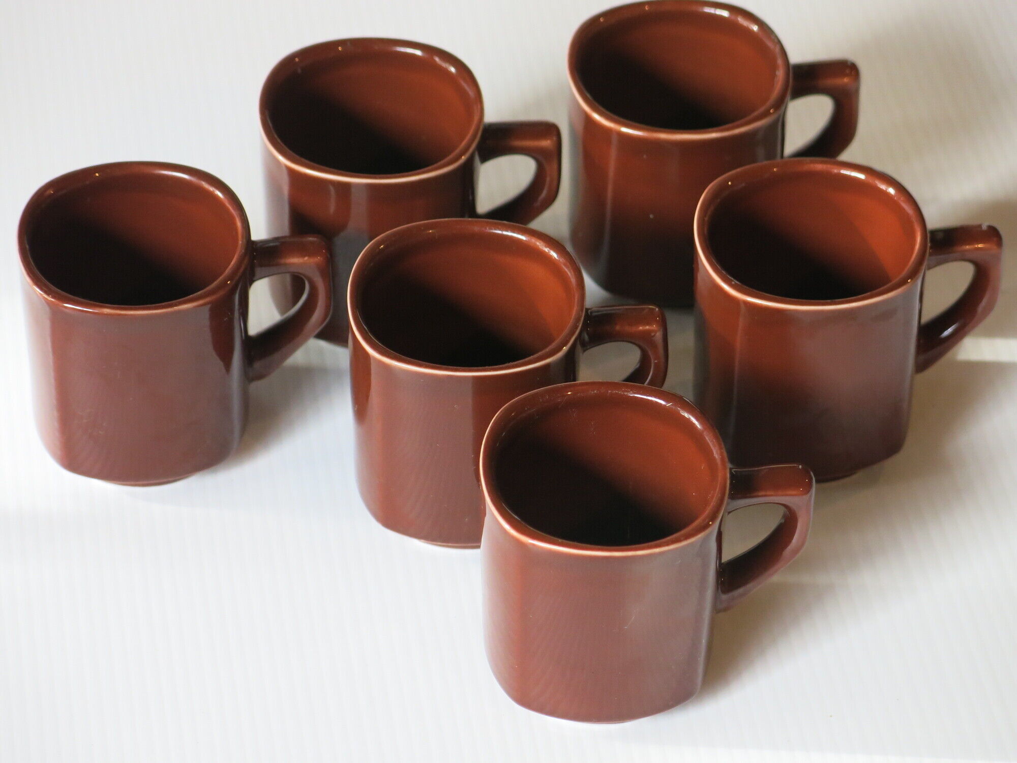6 espresso cups from Sarreguemines France